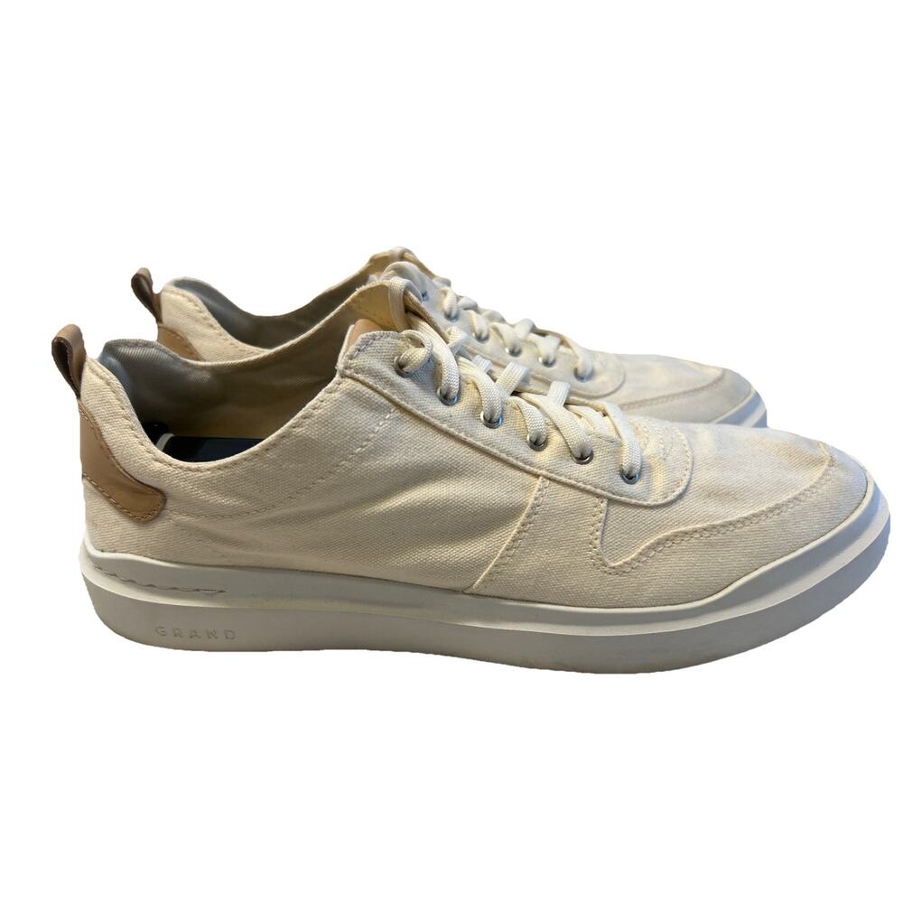 Cole Haan Women’s Shoes Size 10.5 B White Grandpro Rally Court Sneakers Canvas